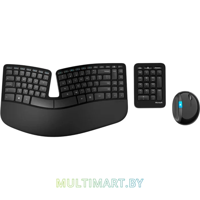 Комплект клавиатура + мышь Microsoft Sculpt Ergonomic Desktop (L5V-00017)